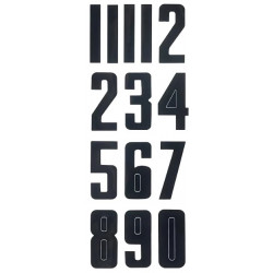 Bauer Helmet Number Stickers – Black, White, Red or Blue