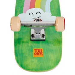 Skateboard Complet Mini Tricks Rainbow 8.25" – Roues Douces & Format Compact