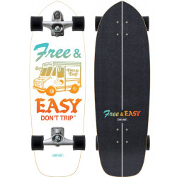Carver x Free & Easy C7 Raw 30.75'' Paleta Surfskate Complete