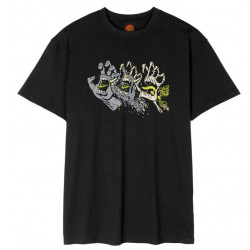Santa Cruz T-Shirt Evolved Hand Front - Black