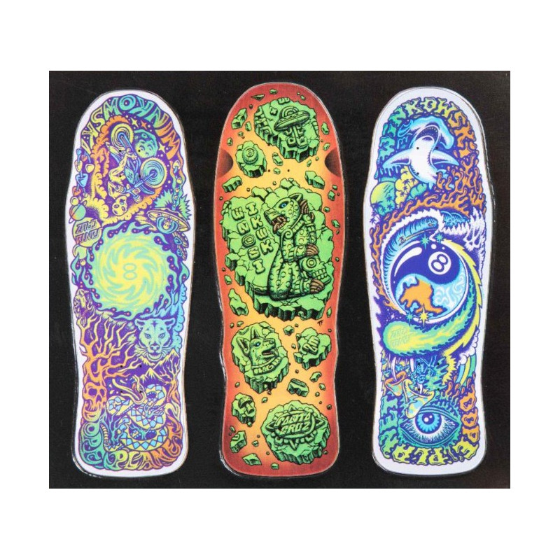 Santa Cruz Winkowski Magnet Set Multi – Pack of 3 Skateboard Magnets