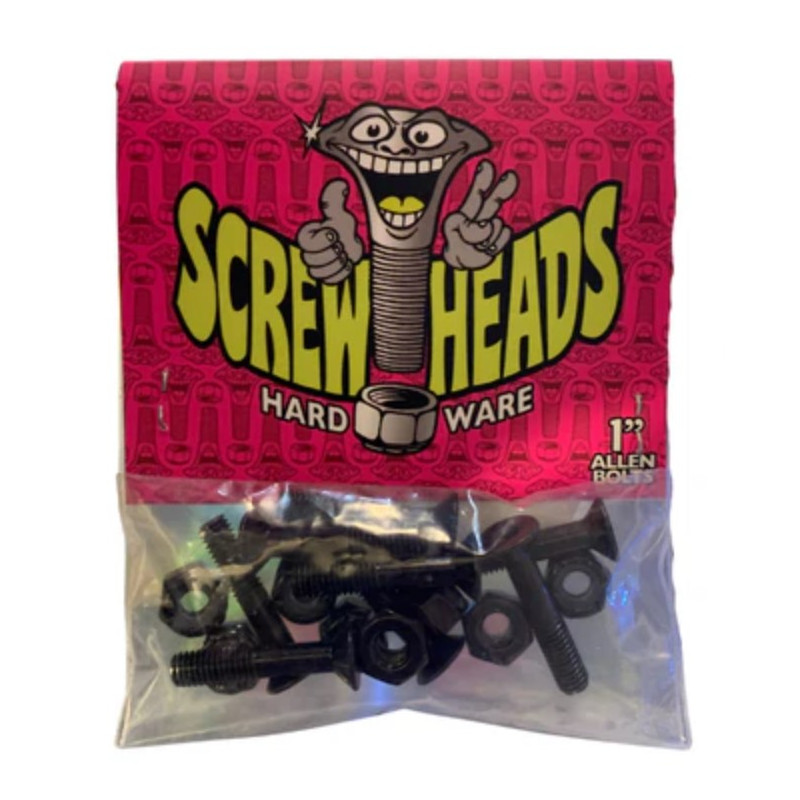 Screwheads Bolts HAZE Wheels 1" Allen Black