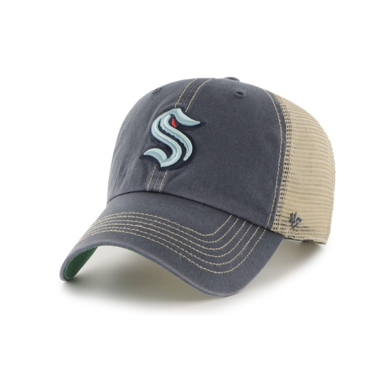 Seattle Kraken Trawler Vintage Navy Casquette NHL