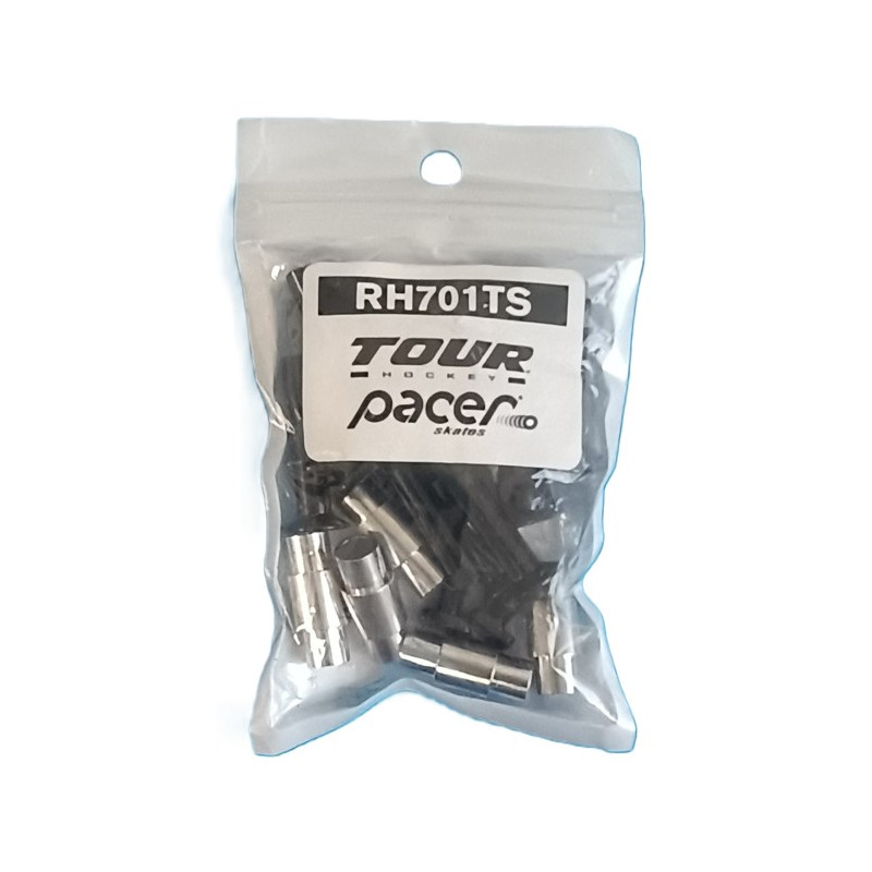 Roller Hockey Tour RH701TS Axles & Spacers Set – 8 Axles + 8 Spacers