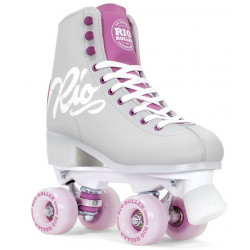 Rio Roller Script Quad Skates – Grey / Purple