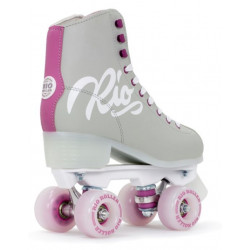 Patins Rio Roller Script Quad – Gris / Violet