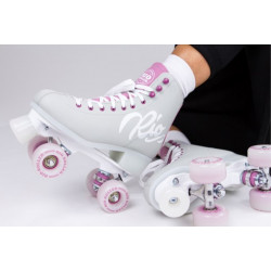 Patins Rio Roller Script Quad – Gris / Violet