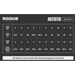 Patins Rookie Artistic Rollers quad noir