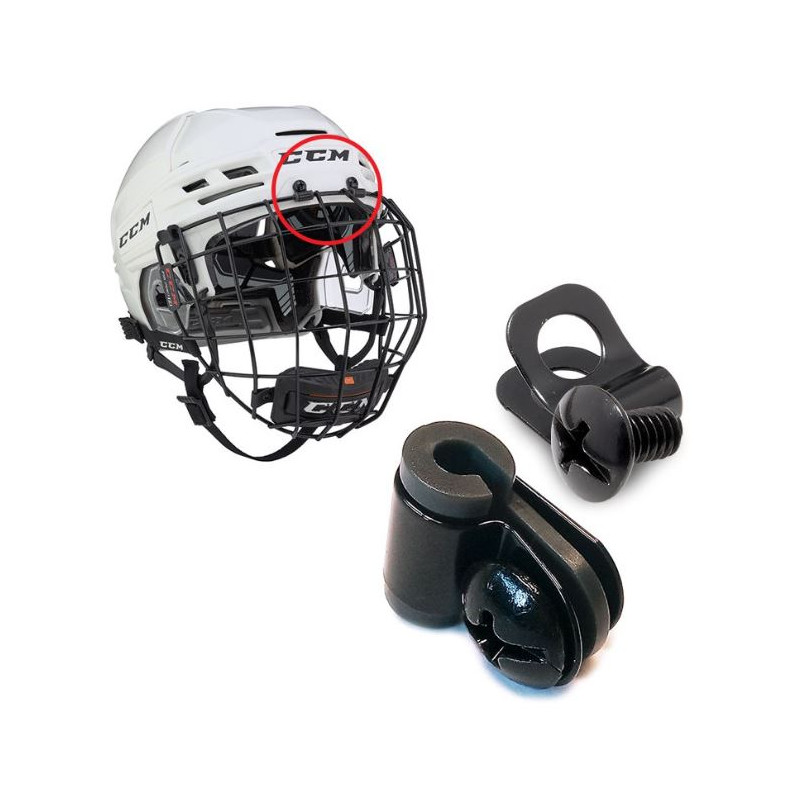 Attaches CCM pour grille de casque avec vis X2