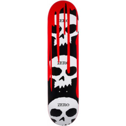 ZERO 3 Skull Blood Black White Red Deck 7.75" x 31.1"