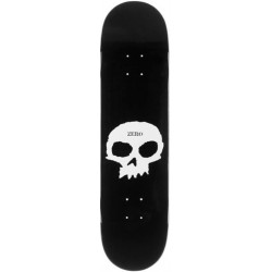 Deck ZERO Single Skull Black White 8.5" x 32.3"