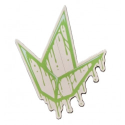 Blunt Diamond Logo Sticker Green – 6x5 cm