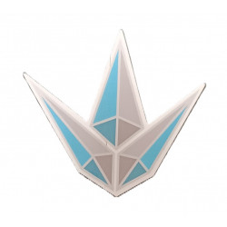 Blunt Diamond Logo Sticker – Transparent 7x7.5 cm