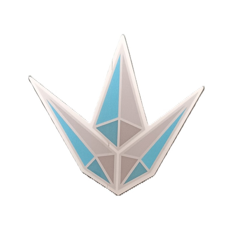 Sticker Logo Blunt Diamond – Transparent 7x7,5 cm