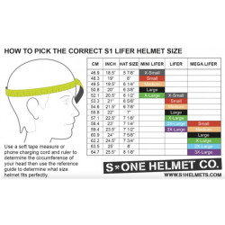 Casque S-ONE Lifer Noir Mat Straps Rose