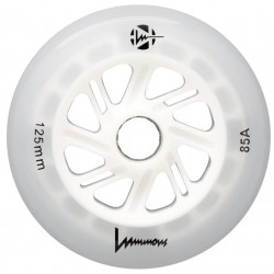 LUMINOUS 125mm 85A Led Wheels x3