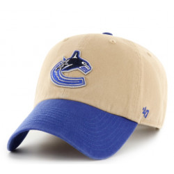 47 Cap NHL Vancouver Canucks Twotone Cleanup Khaki