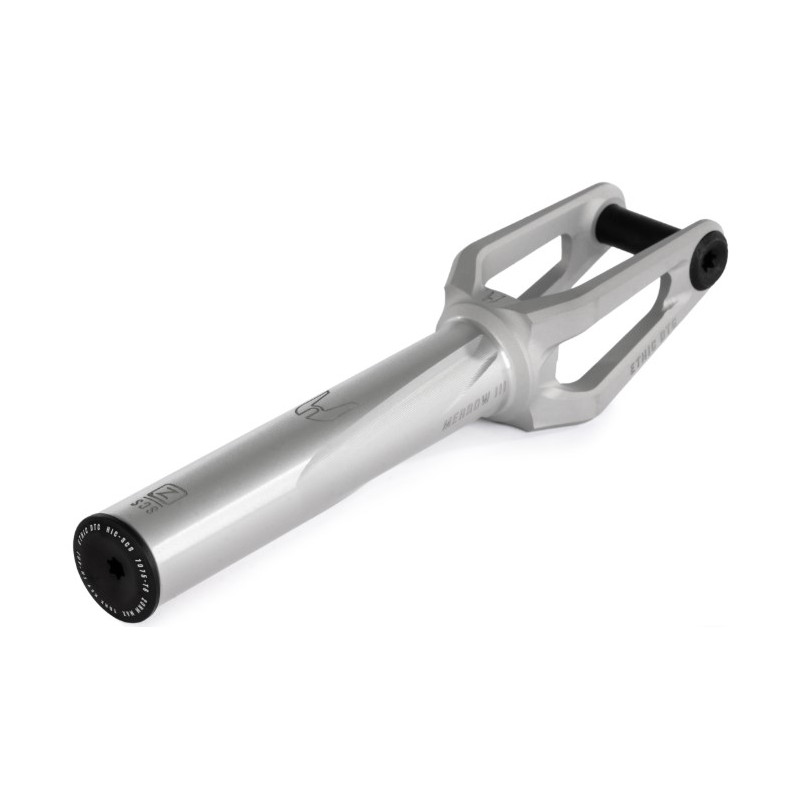Fourche Ethic DTC Merrow V3 Cascadeur Pour Scooter/roller - IHC, Poids 229g, Argent Brut - Neuf