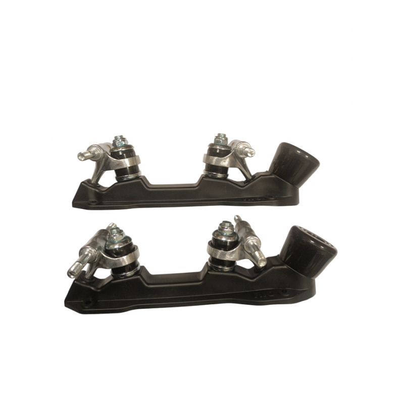 Rio Roller Quad Plate – Reinforced Nylon + Aluminum Trucks