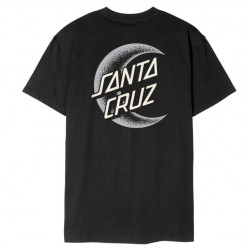 Santa Cruz T-Shirt Crescent Moon Chest – Noir