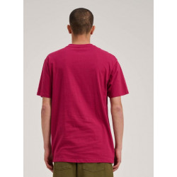 Santa Cruz T-Shirt Crescent Bone Hand – Burgundy