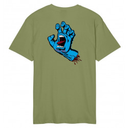 Santa Cruz T-Shirt Screaming Hand Chest – Iguana