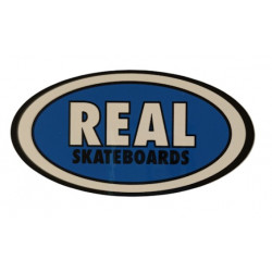 Sticker REAL Logo Bleu – 10.3 x 5.4 cm