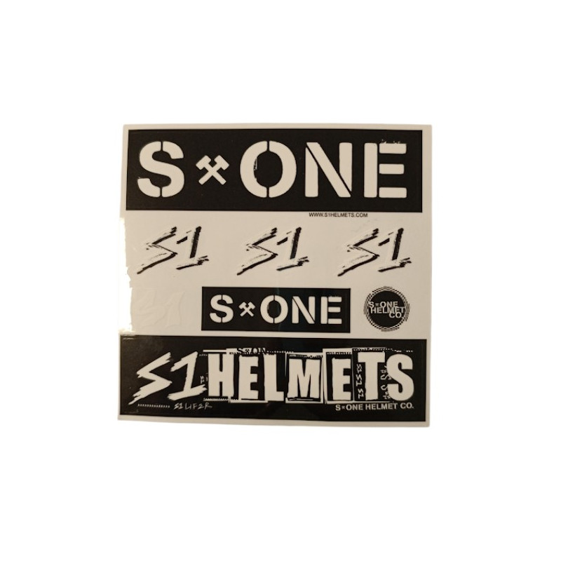 Sheet of 8 S-ONE Stickers – 13 x 12.5 cm
