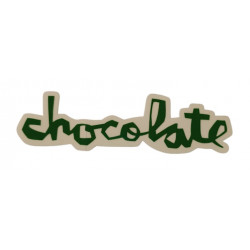 CHOCOLATE Green Logo Sticker – 13.7 x 3.7 cm