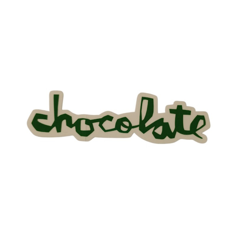 CHOCOLATE Green Logo Sticker – 13.7 x 3.7 cm