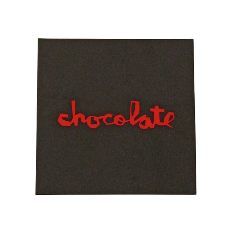 Sticker CHOCOLATE Skateboard Cube Rouge – 10.2 x 10.2 cm