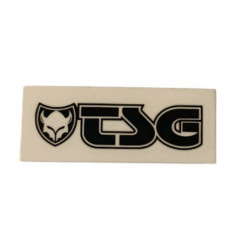 Autocollant TSG Logo Noir – 6.2 x 2 cm