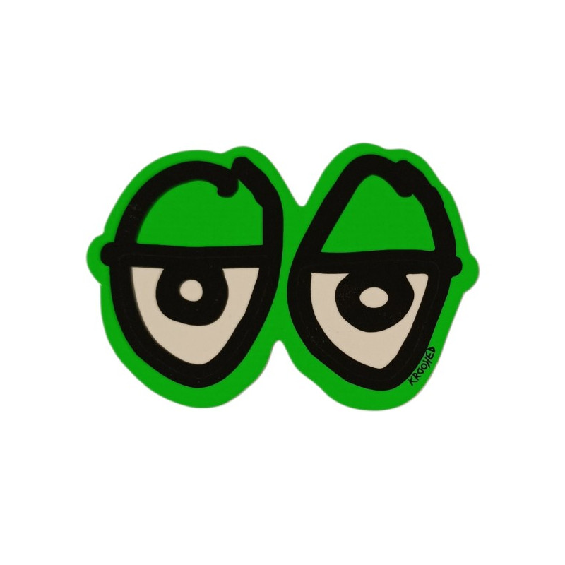 Sticker Krooked Skateboard Eyes Vert – 8.4 x 5.9 cm