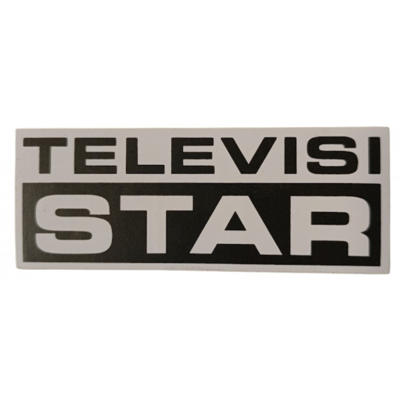 Sticker TELEVESI STAR Skateboard – 14.5 x 5.5 cm