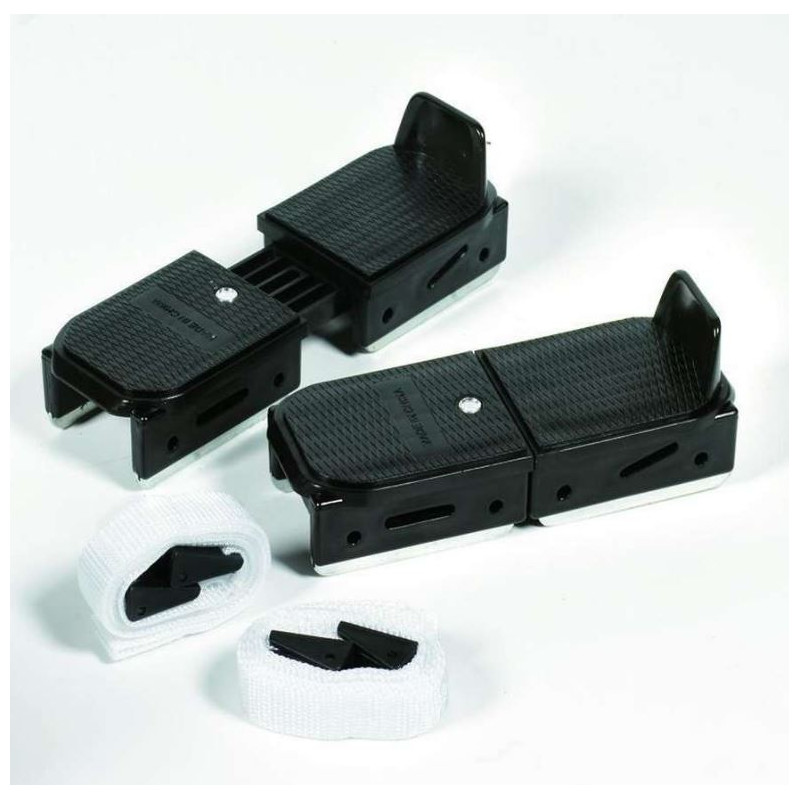 Children ice skating training skates with adjustable plastic support