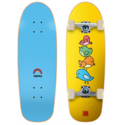 Tricks Birds 8.25" x 25.75" – MINI Complete Skateboard
