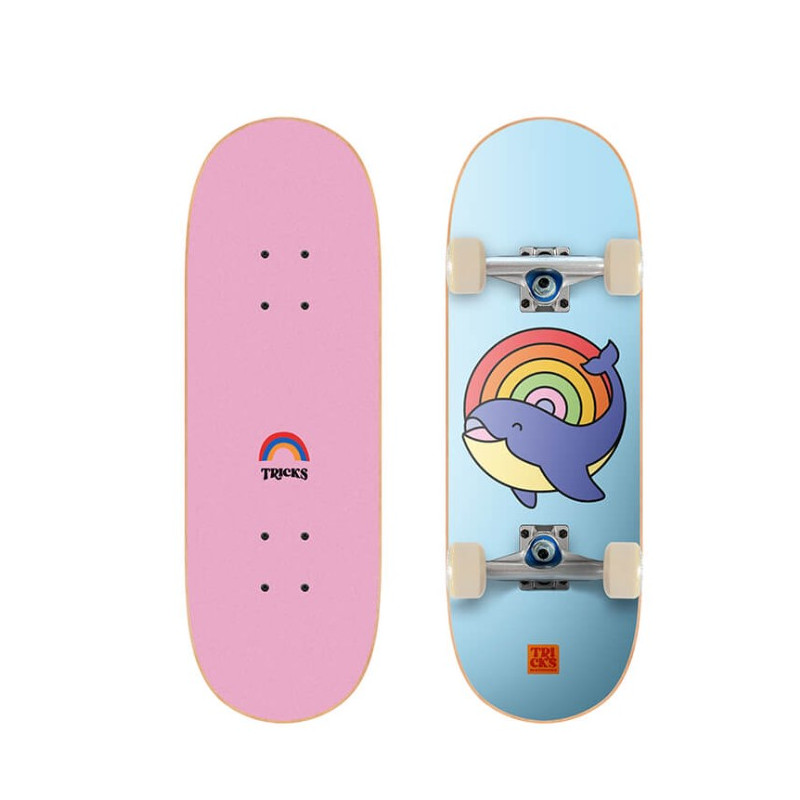 Tricks Whale 7.87" x 24.21" – MINI Complete Skateboard