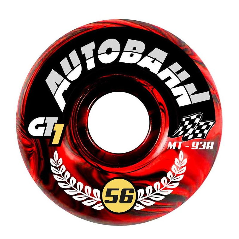 GT1 M/T Formula 58mm 93A Autobahn Wheels Red Black