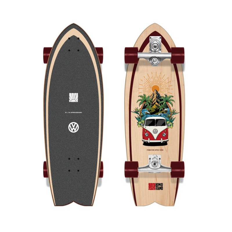 California 75th 30x9.75 Surfskate Volkswagen x Long Island T1 Anniversary