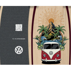 California 75th 30x9.75 Surfskate Volkswagen x Long Island T1 Anniversary