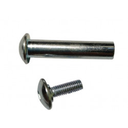 Axe double Rollerblade 8mm x 36mm pour roue de roller – tête 6 pans