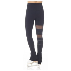 MONDOR 6801 Supplex Mesh Black Leggings Adult