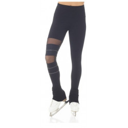 MONDOR 6801 Supplex Mesh Black Leggings Adult