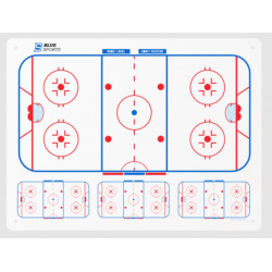 Blue Sport Rigid Coach Board 61 x 81 cm – Ice Hockey Coaching Board