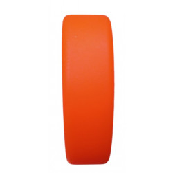 Orange plastic hockey puck 75 mm – Hollow soft vinyl
