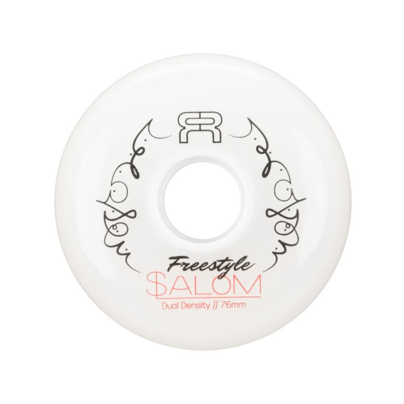 FR Freestyle Slalom 76mm – Inline Skate Wheels Dual Density 85A x4