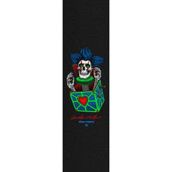 Powell Peralta Chris Hiett Skull Skate Grip 9 x 33 Black