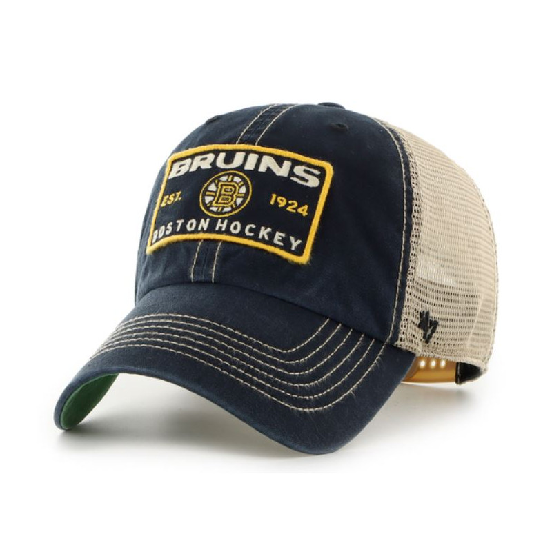 Casquette NHL Boston Bruins Wabash Clean Up Vintage Black 47 Brand