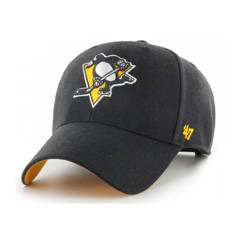 Casquette 47 NHL Pittsburgh Penguins Ballpark Snap MVP Black Bi-Color