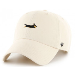 47 Icon Dog Base Runner Clean Up Natural BK Cap
